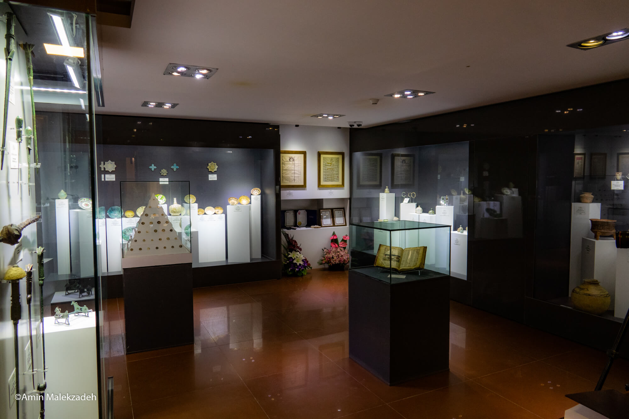 سالن نمایش موزه تاریخ تجارت جندی شاپور